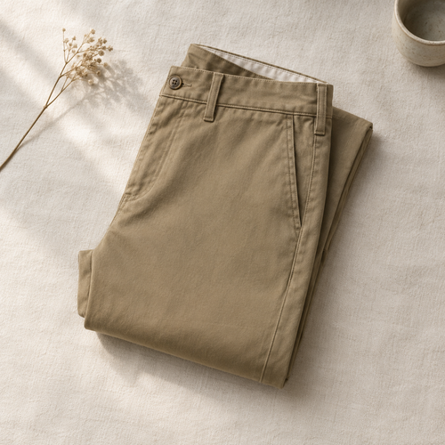 Easy Straight Chino flat lay